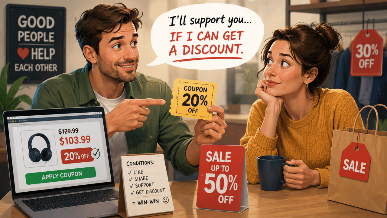 I’ll Support You… If I Can Get A Discount